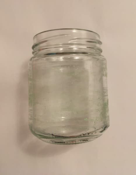 Glasvase glitzer