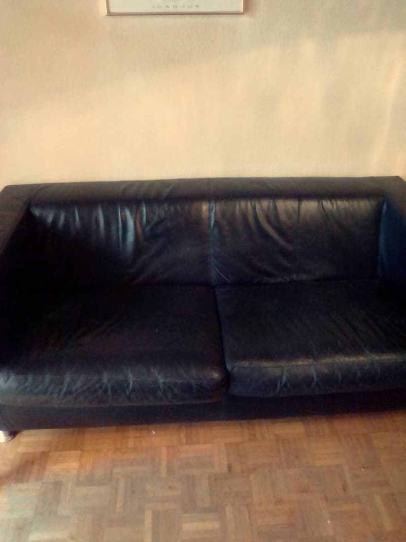 Ledersofa zu verkaufen