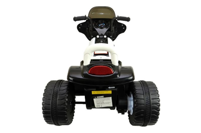 44ET3704-Schwarz Elektro Kindermotorrad - "Police Design"