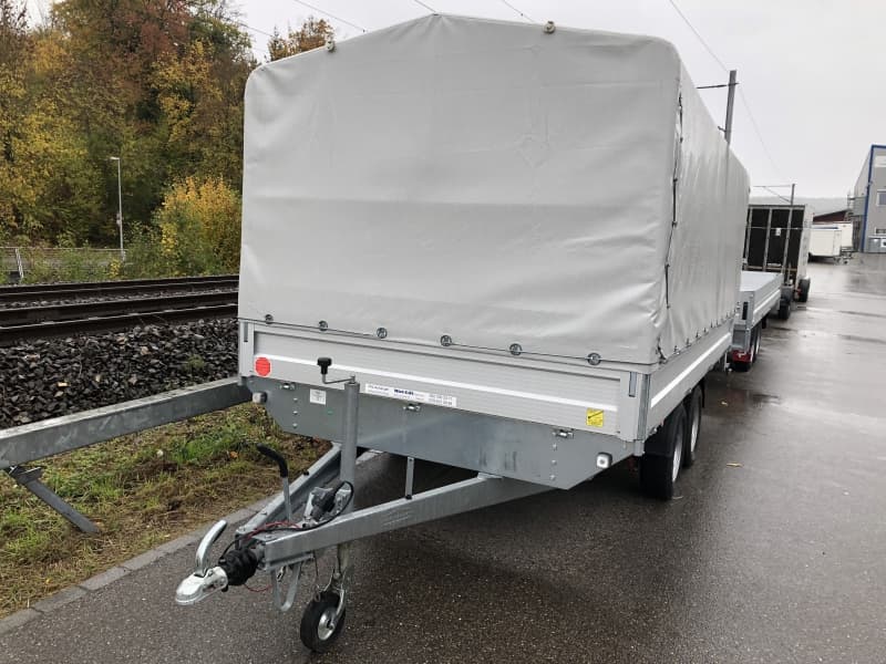 Blachenanhänger Böckmann HL-AL 4121 WCF Fahrwerk Hochlader