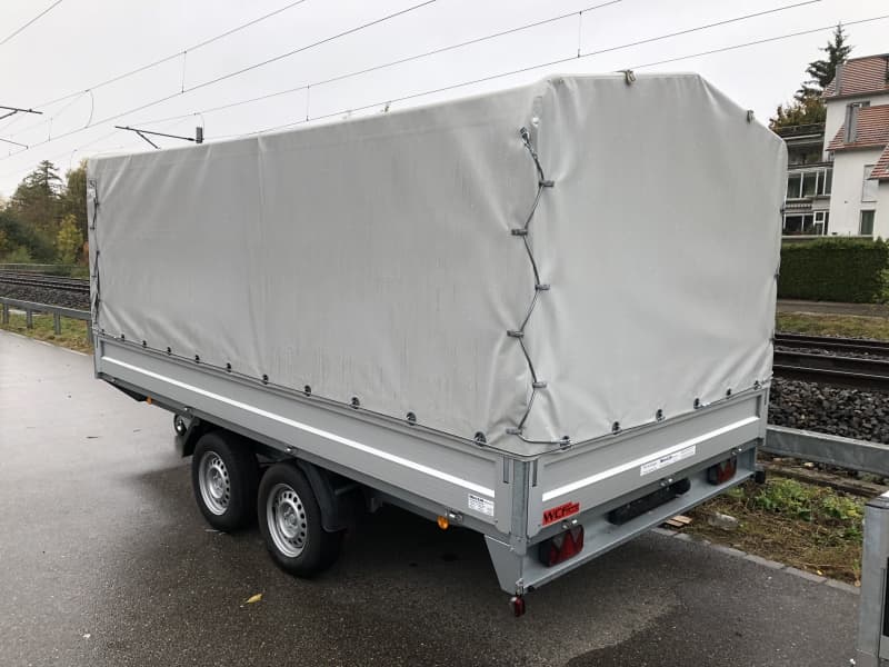 Blachenanhänger Böckmann HL-AL 4121 WCF Fahrwerk Hochlader
