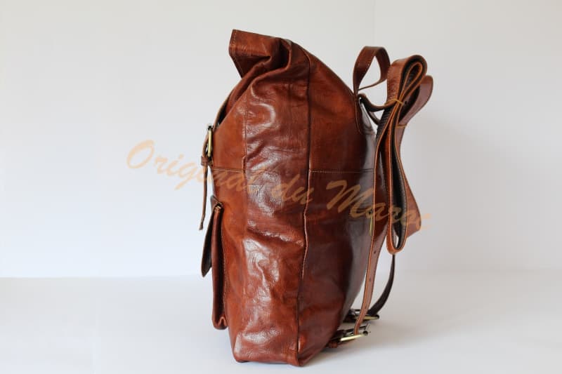 Rucksack aus Naturleder