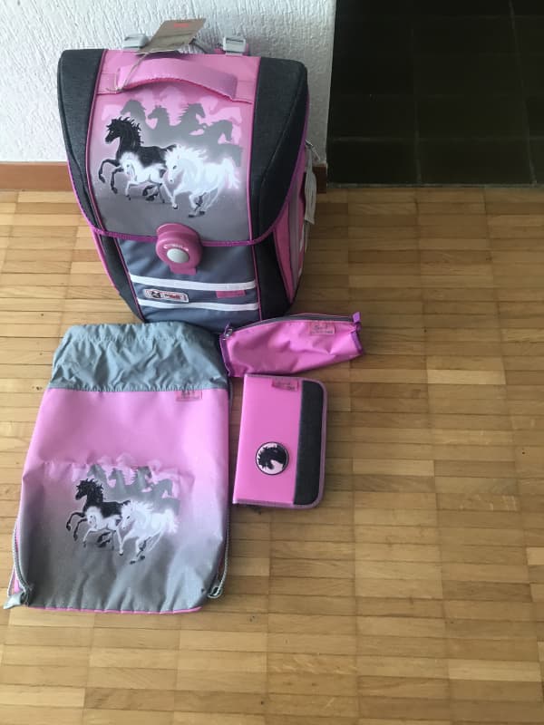Schulranzen Set Pferde 4tlg