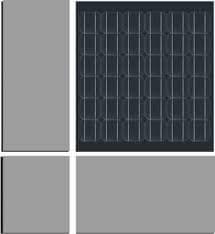 StromZiegel v3 170 Wp, Glas-Glas-Laminat, transluzid