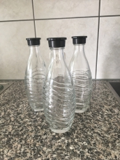 Sodastream inkl. 3 Glaskaraffen