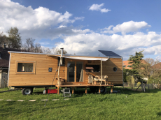 Suchen Stellplatz für unser schönes Tiny House auf Rädern