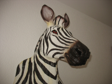 Deko Zebra in Originalgrösse