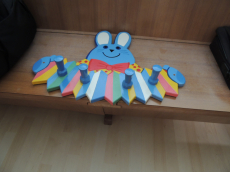 Kindergarderobe mit Motiv Hase