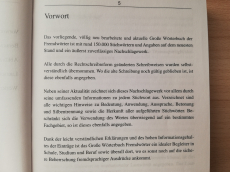 Grosses Wörterbuch Fremdwörter