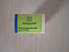 SONNENTOR Korianderkraut geschnitten 15g BIO