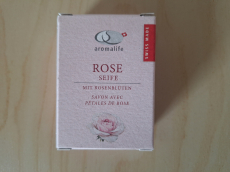 Aromalife Rose Seife mit Rosenblüten 90 g