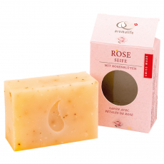 Aromalife Rose Seife mit Rosenblüten 90 g