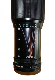 Canon Objektiv FD 1:5.6, 100-300 mm Zoombereich sehr gut erhalten