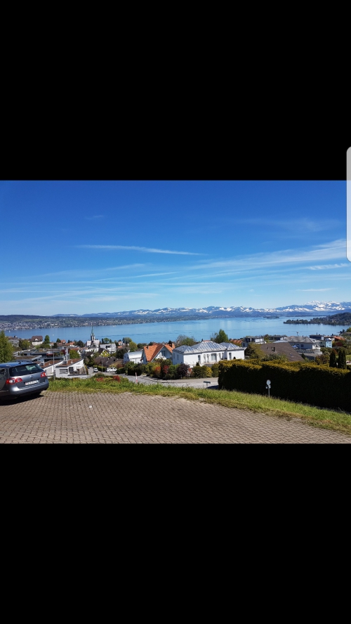 Ein sonniges Zimmer mit Seeblick in Richterswil