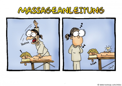 Möchte die Kunst der Massage lernen