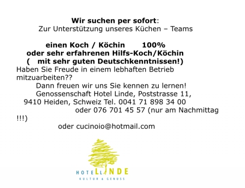 Koch/Köchin