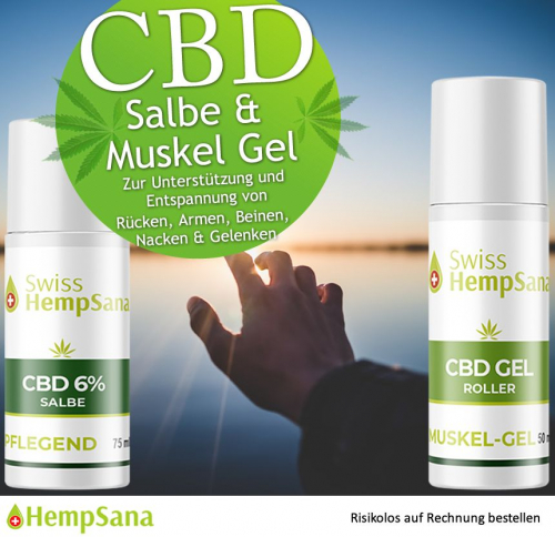 Hempsana CBD Salbe 600mg (hochdosiert)