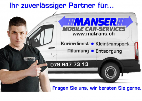 Manser   Räumt , Entsorgt , Transportiert... ( Ganze CH )