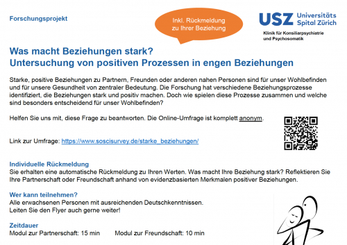 Online Umfrage – Was macht Beziehungen stark?