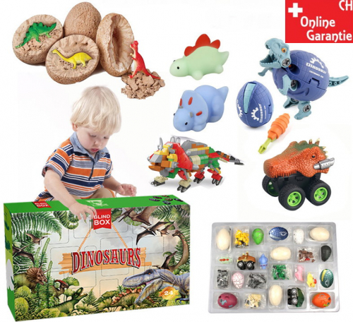 Dinosaurier Adventskalender Weihnachtskalender Spielzeug Figuren