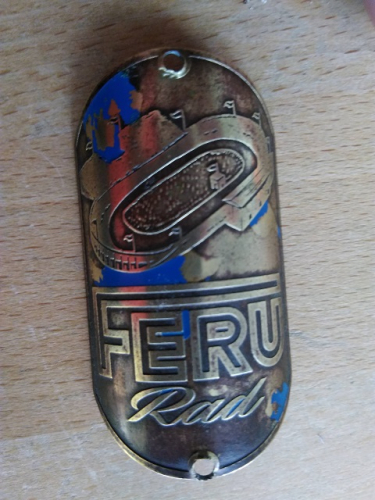 Feru Rad Steuerkopf  CH  Schild Emblem