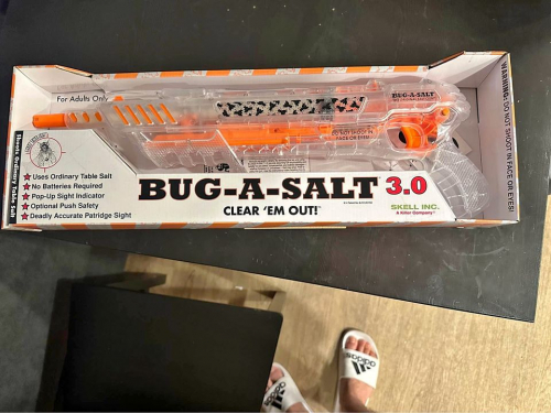 BUG-A-SALT 3.0 Clear Em Out Salz Gewehr Fliegen Pistole Gadget