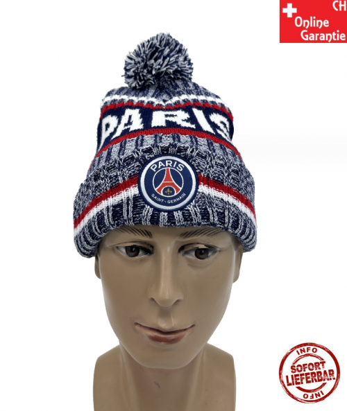 Paris Saint-Germain Winter Mütze Kappe Beanie Fussball Fan