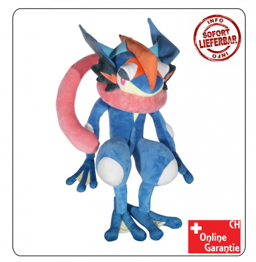 Pokémon Quajutsu Greninja Kuscheltier Pokemon Plüschtier 70cm