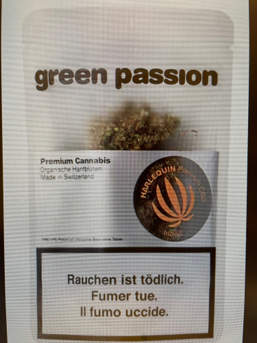 CBD Green Passion Blüten Harlequin 10g