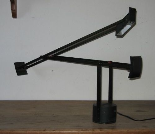 Mobile Schreibtisch - Lampe