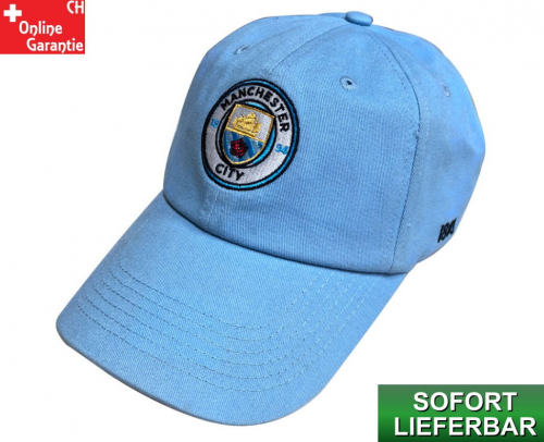 Manchester City Cap Baseball Mütze Fan Kappe 1880 Blue Moon