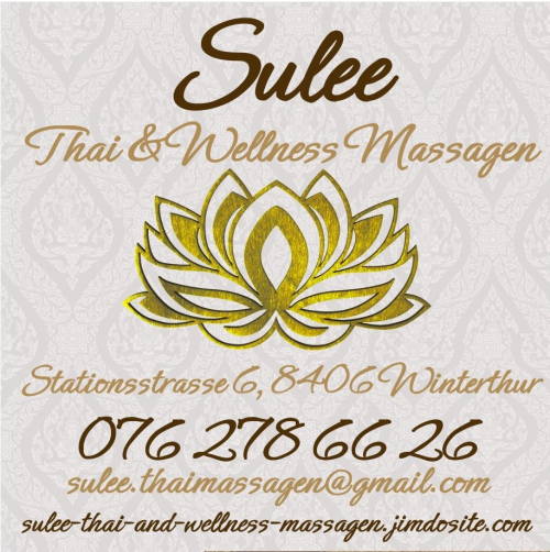 Neueröffnung Sulee Thai & Wellness Massagen in Winterthur