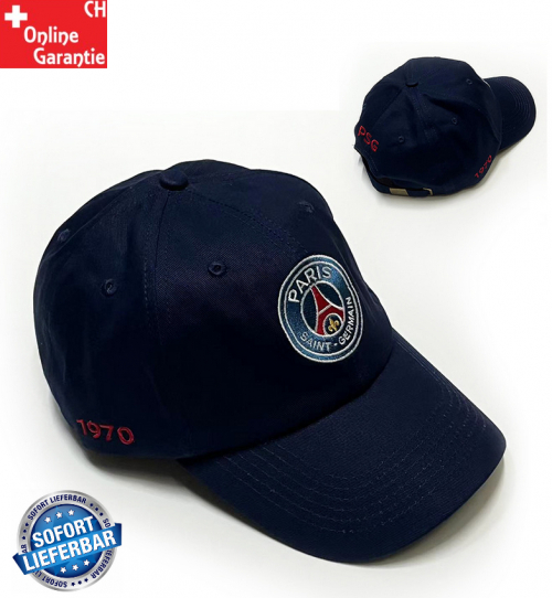 Paris Saint-Germain Kappe PSG Kappe 1970 Fan Fussball Mütze Cap