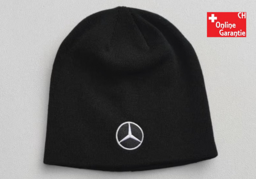 Mercedes-Benz Mütze Beanie Auto Winter Benz Kappe Schwarz