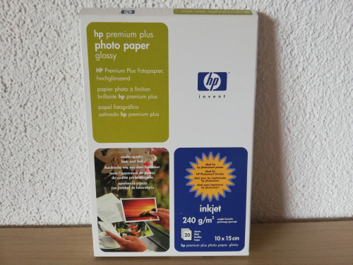 HP Fotopapier 10 x 15 cm hochglänzend