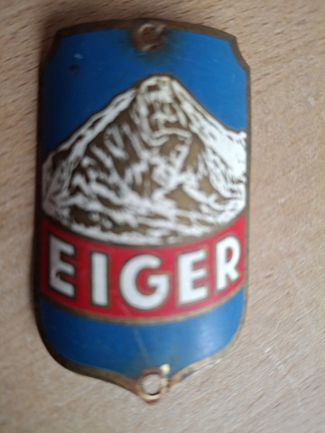 Eiger Velo Steuerkopf  CH  Schild Emblem