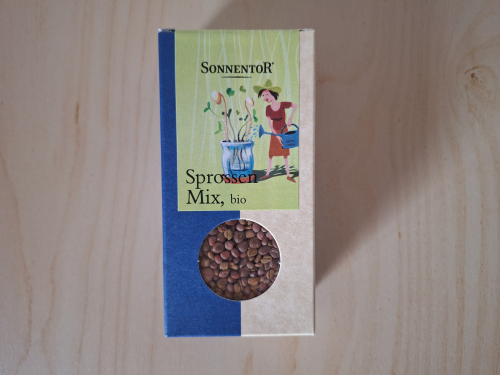 Sprossen Mix bio 120g: Bockshornklee Linsen Rettich