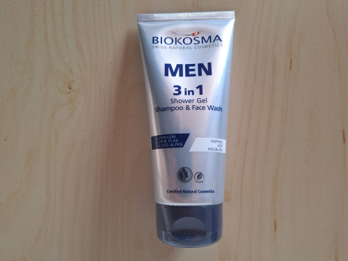 BIOKOSMA MEN 3 in 1 Shower Gel & Shampoo & Face Wash 200ml