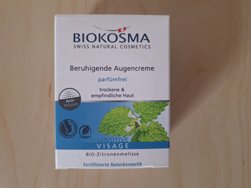 BIOKOSMA SENSITIVE Visage Beruhigende Augencreme 15 ml 